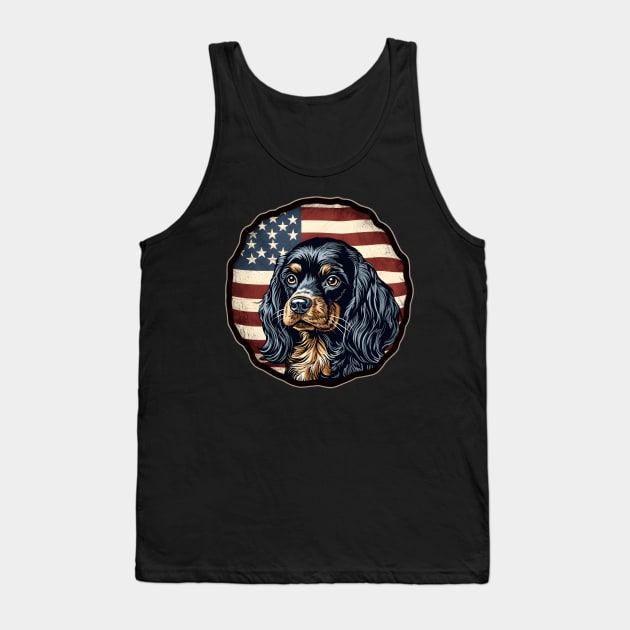 Patriotic English Toy Spaniel Tank Top by NatashaCuteShop